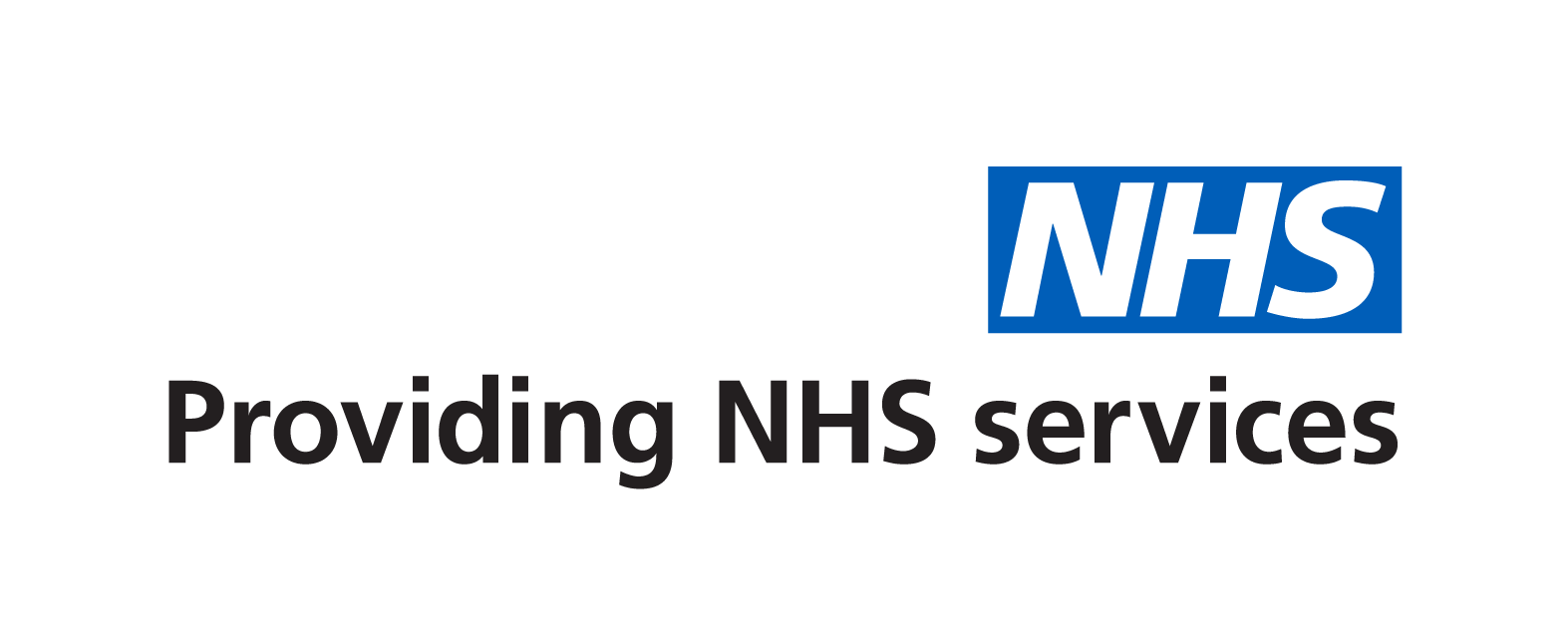 Providing NHS Services Logo Transparent