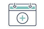 Calendar icon 150 x 100